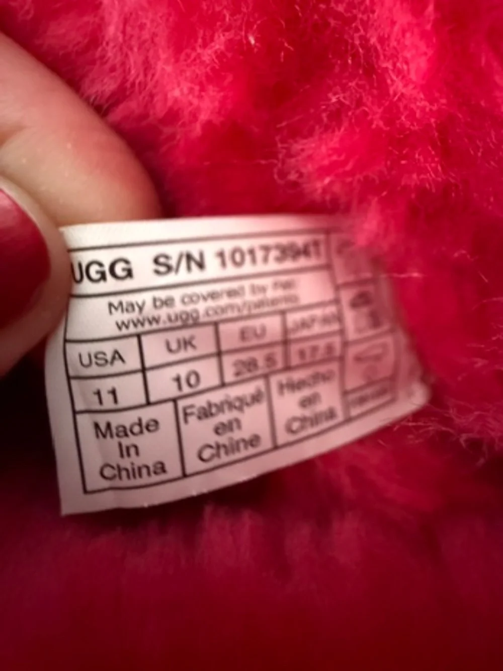 Kids UGG Bailey Bow Pink Toddler Size 11 Suede Sheepskin Winter Warm Boots